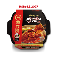 Lẩu tự sôi Haidilao vị Bò cay Tứ Xuyên/ Bò mềm cà chua/ Cà chua thịt chiên/ Cà chua xương hầm