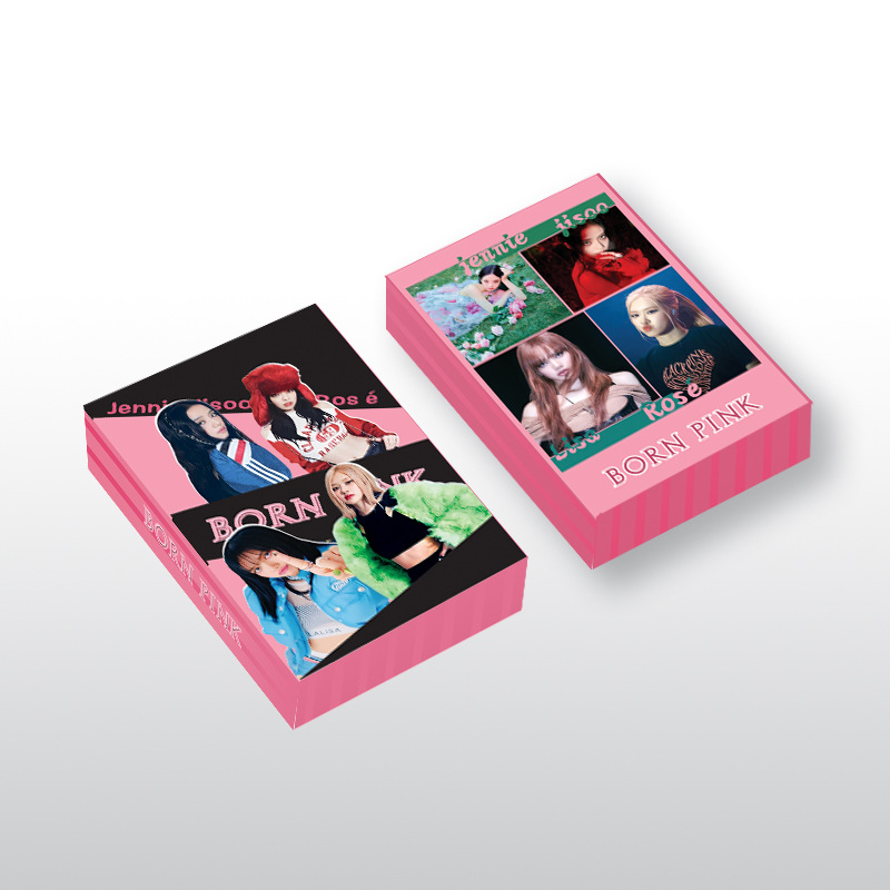 Thẻ Lomo card BlackPink bo góc BORN PINK Album Thần Tượng Kpop