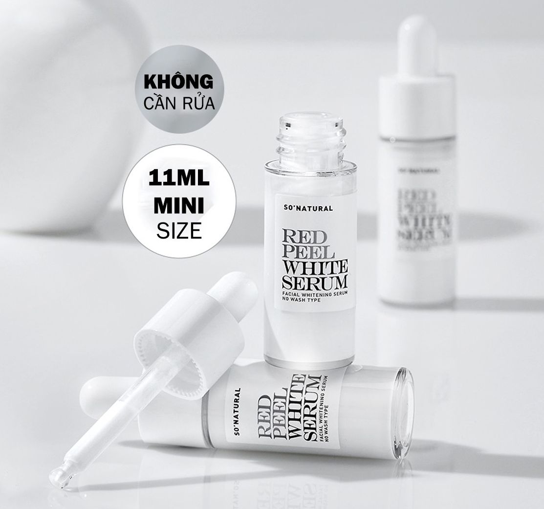 Serum peel da Red Peel WHITE So Natural ức chế mờ nám hiệu quả 35ML