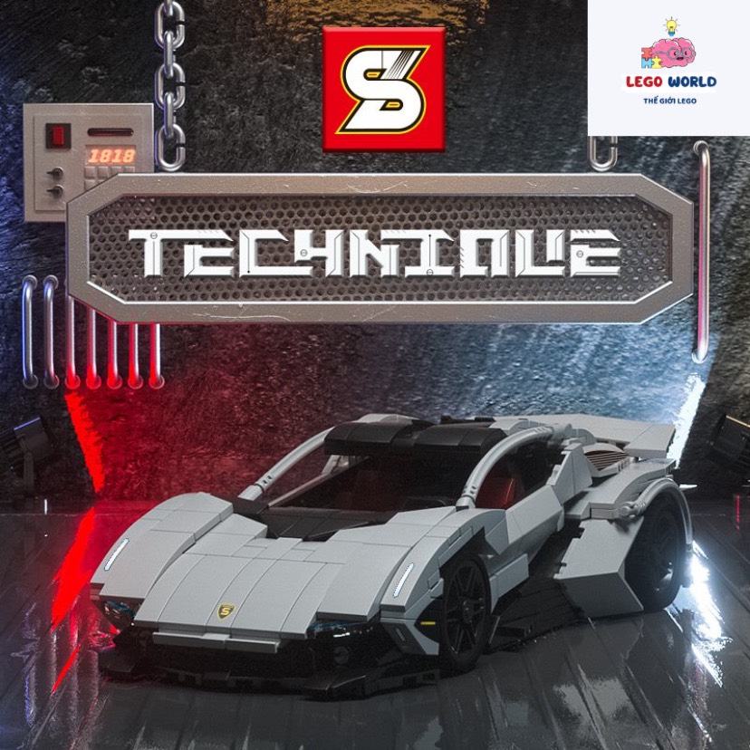 Đồ chơi lắp ráp xe Lego Technic mô hình Siêu xe Lamborghini – SY BLOCK 8313