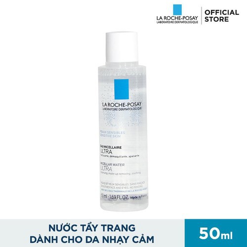 Nước Tẩy Trang Cho Da Nhạy Cảm Và Da Dầu Mụn La Roche - Posay Micellar Water Ultra Sensitive Skin 50Ml Cam Kết Hàng Đúng Mô Tả Chất Lượng Đảm Bảo An Toàn Đến Sức Khỏe Người Sử Dụng