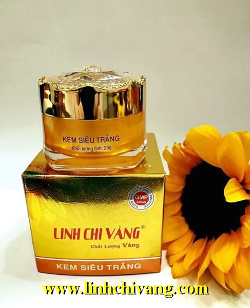 [HCM]KEM SIÊU TRẮNG LINH CHI VÀNG 25G