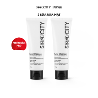 Sữa rửa mặt cho nam sạch dầu nhờn & ngừa mụn Men Stay Simplicity Facial Cleanser 100g