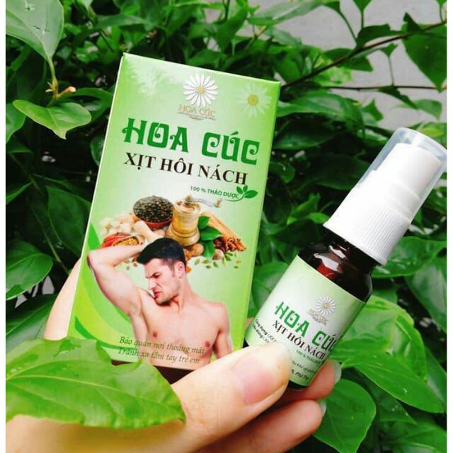 Xịt Hôi Nách Hoa Cúc - Đánh Bay Mùi Hôi Hiệu Quả Tự Nhiên