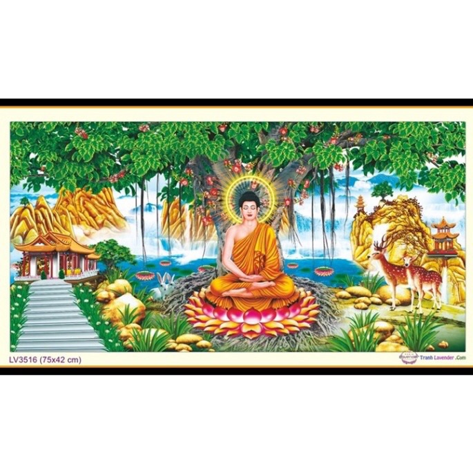 Tranh thêu chữ thập phật thích ca al5325122317288869lv3216223173lv3491ya1104lv3517
