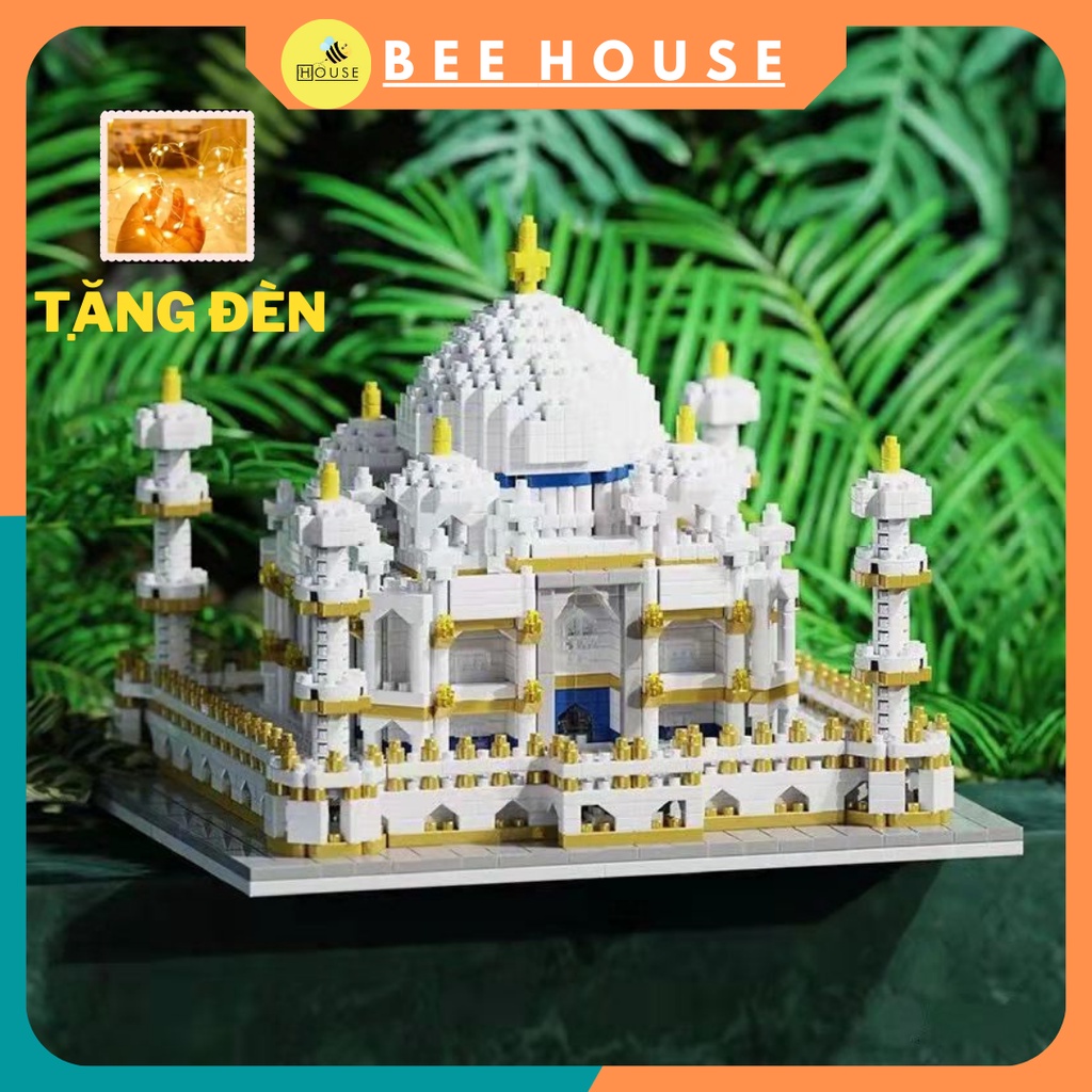 [HOÀN TIỀN  6%]Mô hình kiến trúc Hàng Châu Tây Hồ đồ chơi xếp hình lắp ráp đồ decor trang trí đặt kệ