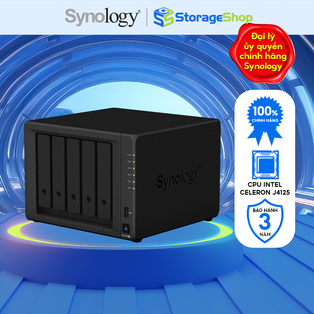 Thiết Bị Lưu Trữ Synology DiskStation DS1520+ Chính Hãng