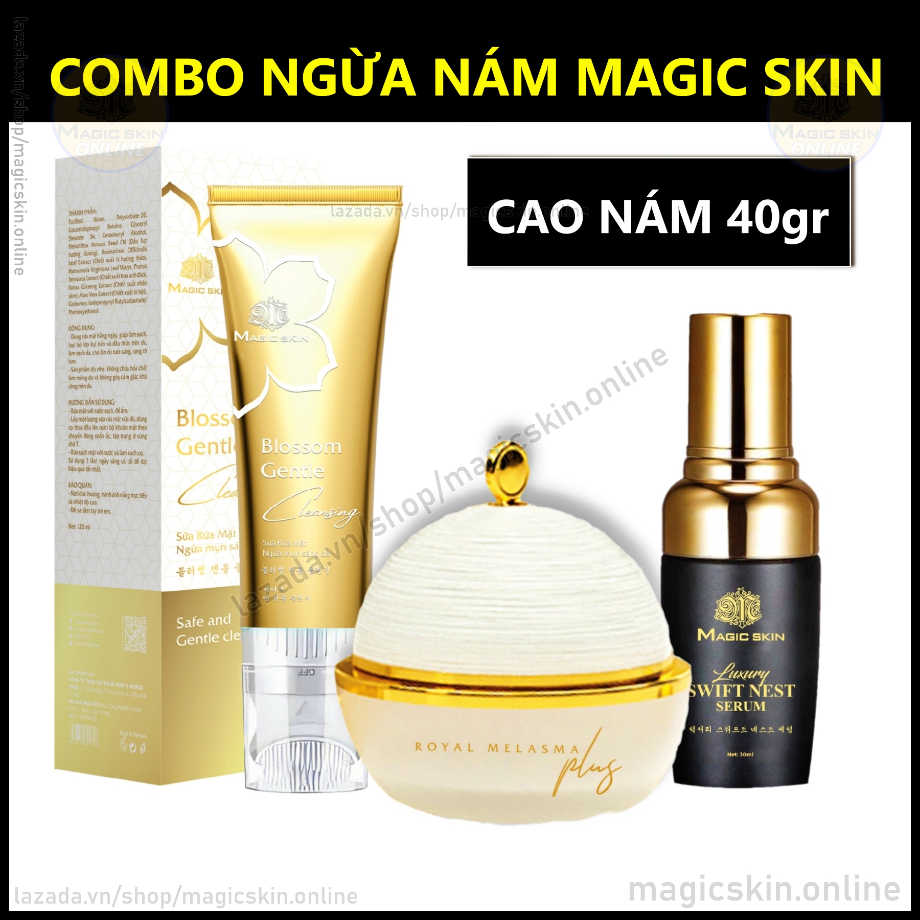 BỘ NÁM Magic Skin 3 sản phẩm  ✔ CHÍNH HÃNG