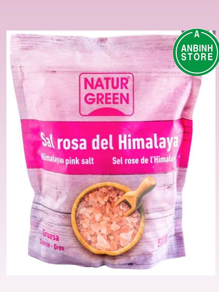 Muối hồng Himalaya dạng hột NaturGreen (Coarse Salt) 500g