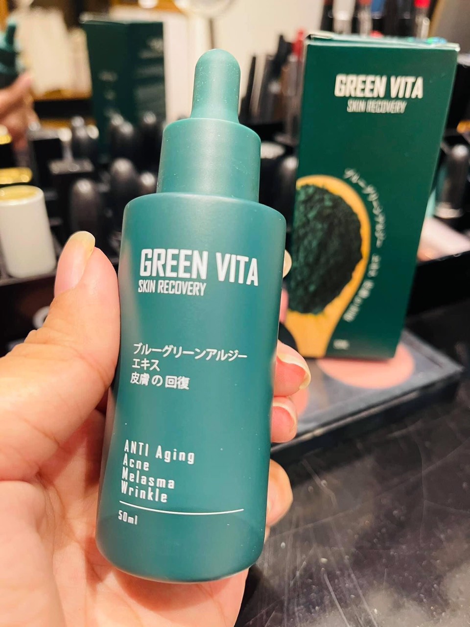 Serum Tái Sinh Da Siêu Vi Tảo Green Vita Skin Recovery