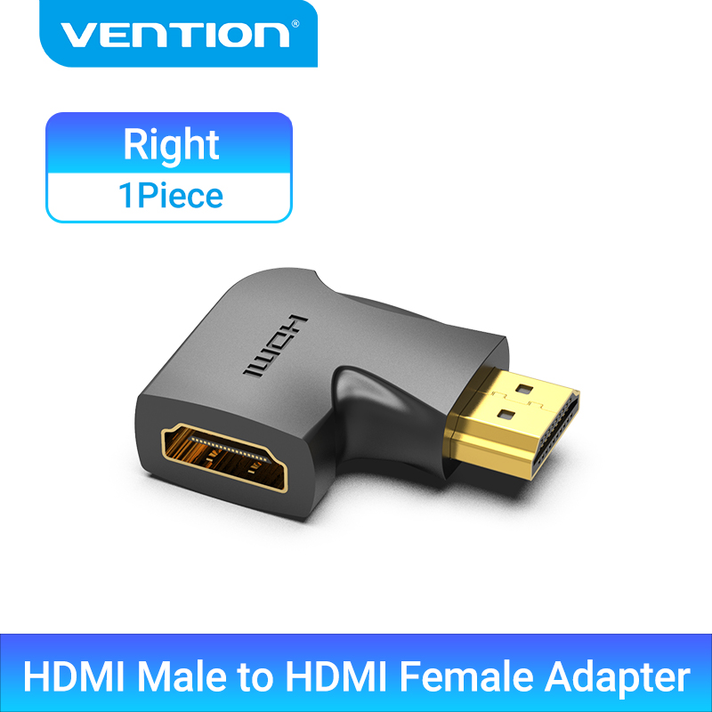 Vention HDMI Adapter 90 270 Degree Right Angle HDMI Male to HDMI Female Cable Converter for HDTV PS4
