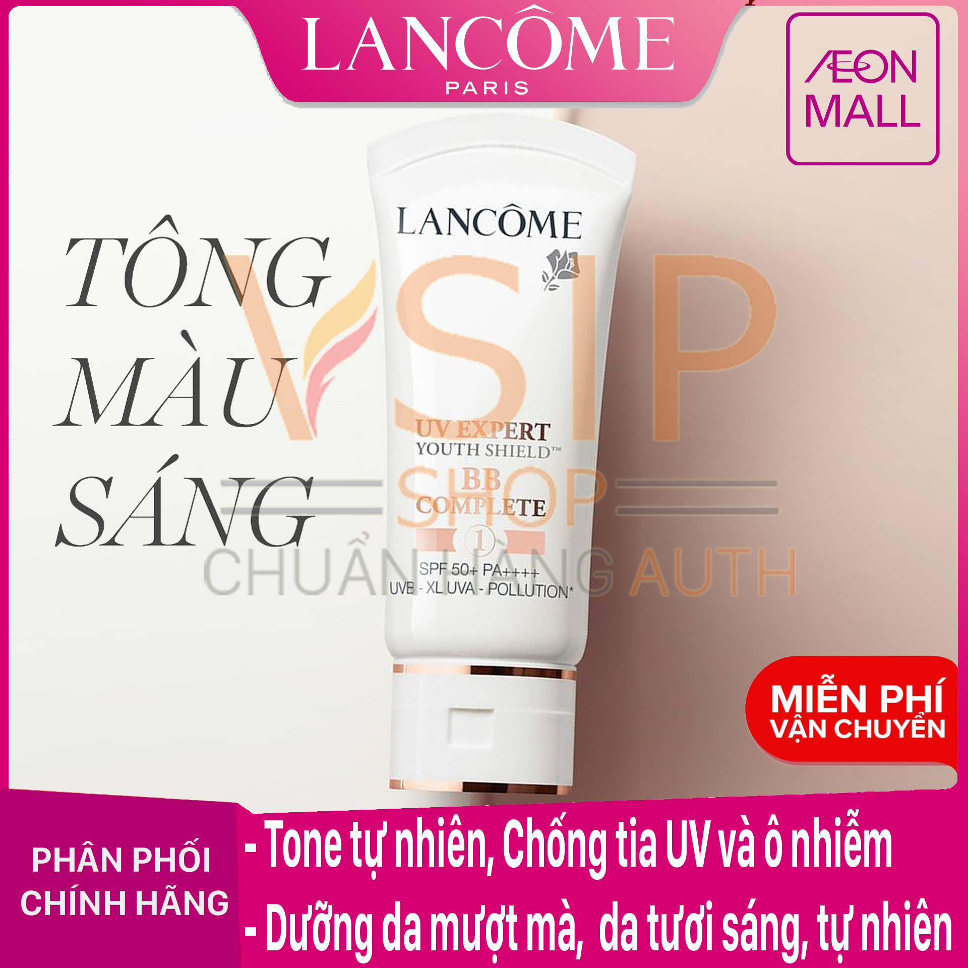 Kem Trang Điểm Kiên Chống Nắng Lancome Uv Expert Bb Complete Spf 50+ Pa++++ 30Ml