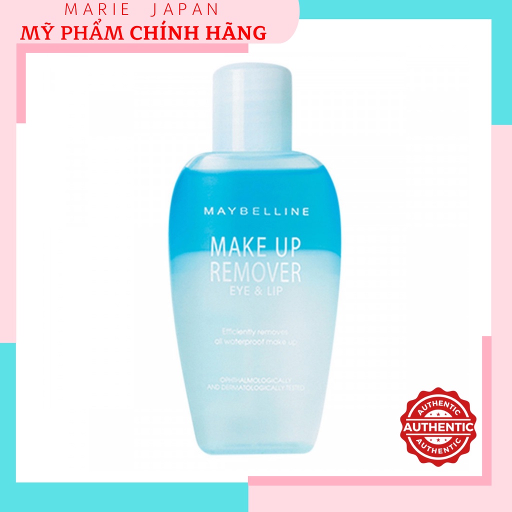 Nước Tẩy Trang Mắt Môi Chuyên Dụng 2 lớp Maybelline New York Eye & Lip Makeup Remover 40ml