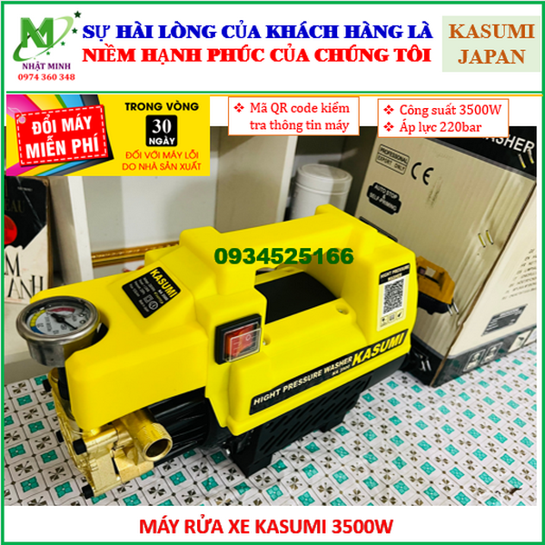 Máy rửa xe KASUMI Nhập khẩu nhật bản bao hanh 24 thang