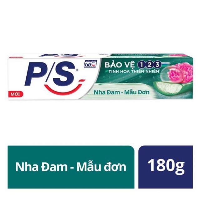 [Hcm]Kem Đ&Aacutenh Răng P/S Bảo Vệ 123 Nha Đam 180G