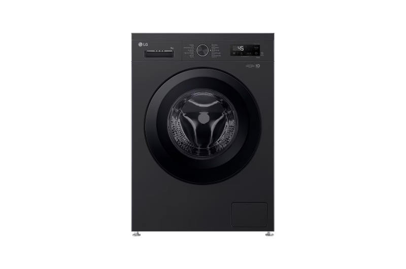 Máy giặt lồng ngang LG Inverter 9kg FB1209S6O màu đen bóng