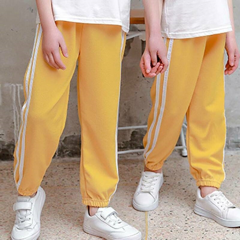 （A VOGUE） ■﹉ Boys Girls Long Pants Thin Sport Anti Mosquito Soft Anti-sun Summer Clothes New 3-12Y