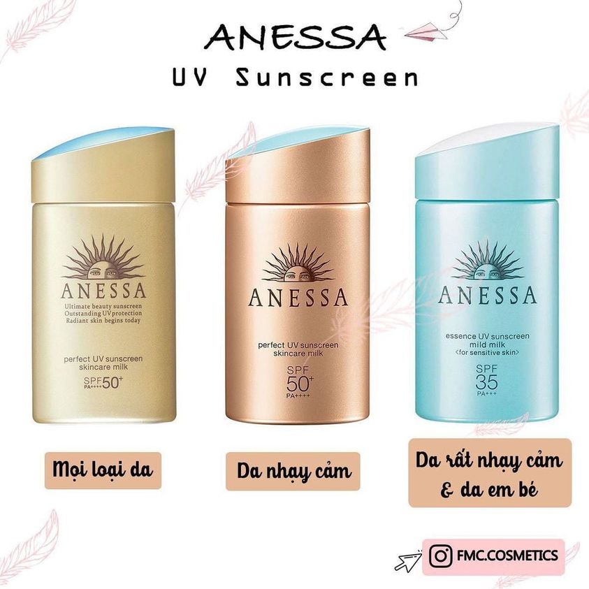 Sữa Chống Nắng Dưỡng Da Bảo Vệ Hoàn Hảo Anessa Perfect Uv Dành Cho Mọi Loại Da 50Ml