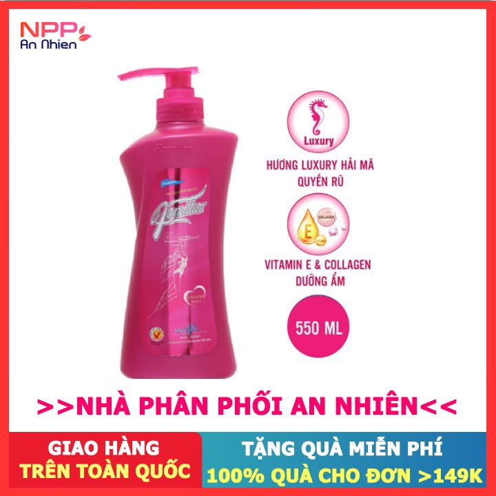 Sữa Tắm Giúp Phục Hồi Dưỡng Da Sáng Familiar Collagen 550Ml - Npp An Nhiên