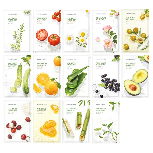 [HCM]Mặt Nạ Giấy Nature Republic Real Nature Mask Sheet
