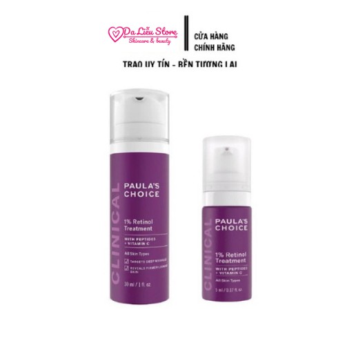 Tinh chất làm mờ nám và nếp nhăn Paula’s Choice Clinical 1% Retinol Treatment 30 ml