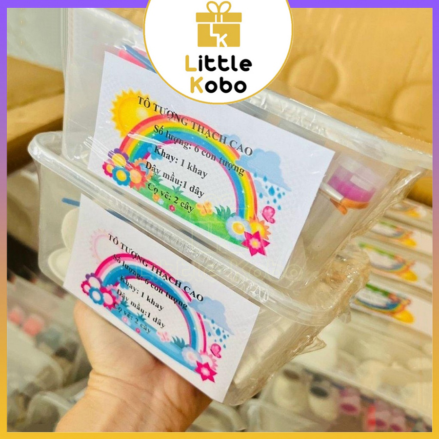 Bộ 6 Con Tô Tượng Thạch Cao Cho Bé Đầy Đủ Màu Cọ Khay Bộ Tượng Tô Màu Đủ Size Đồ Chơi Trẻ Em Giải Trí Xả Stress Trí Tuệ