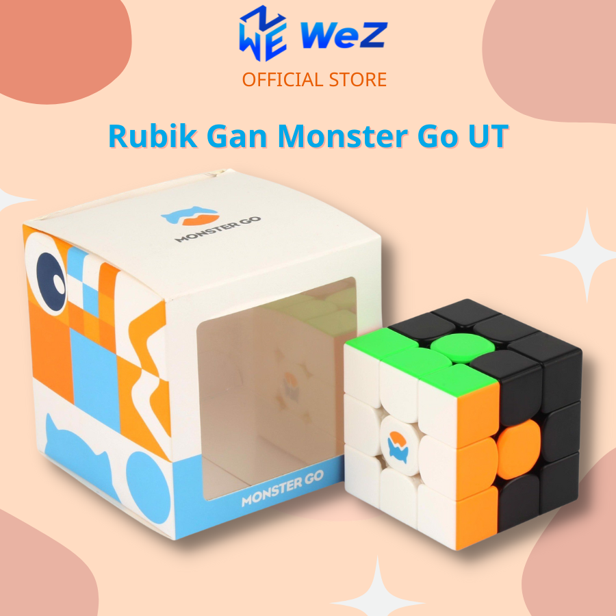 Rubik 3x3x3 GAN Monster Go MG356 UT Stickerless - Rubik Biến Thể 3 Tầng GAN Monster Go UT - WeZ Toys