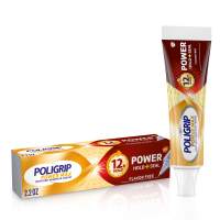 Keo dán hàm răng giả Super Poligrip Original 68g Poligrip Power Max Power Hold 62g của Mỹ