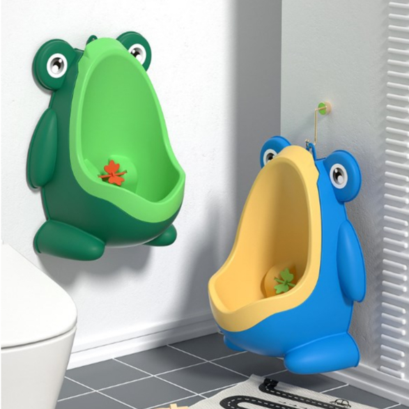 Bô tiểu đứng cho bé trai Bồn tiểu cho bé trai hình chú ếch