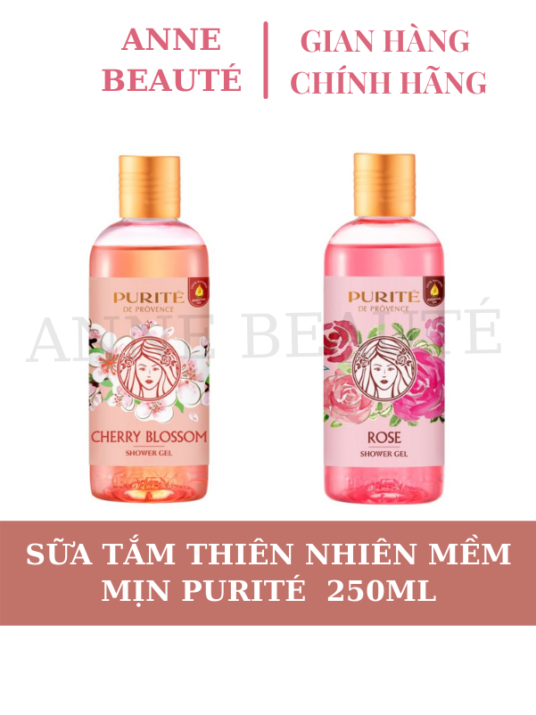 (Hàng Chính Hãng) Sữa Tắm Thiên Nhiên Purite 250Ml