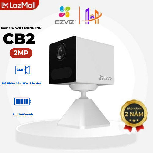 CAMERA EZVIZ CB2 CS-CB2-R100-2D2WF-BK (MÀU TRẮNG) 2MP - Phát Hiện Chuyển Động Của Con Người Camera N