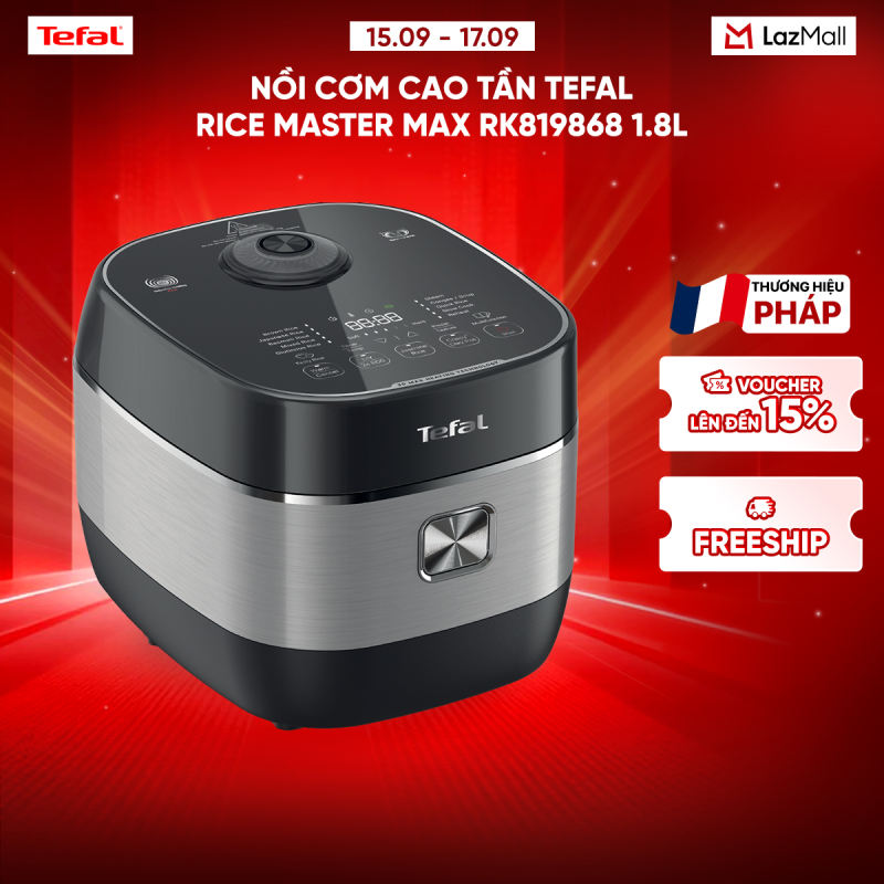 Nồi cơm cao tần Tefal Rice Master Max RK819868 -1.8L