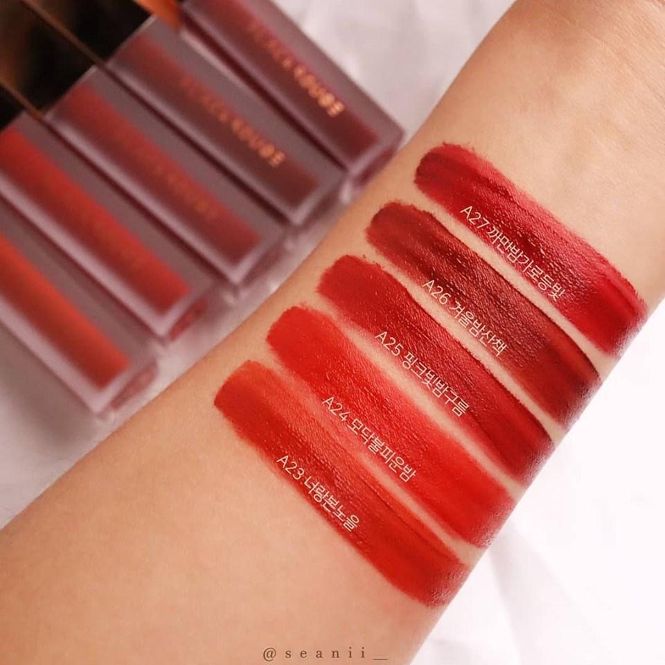 [HCM]Son Black Rouge Air Fit Velvet Tint Ver 5: Night Series