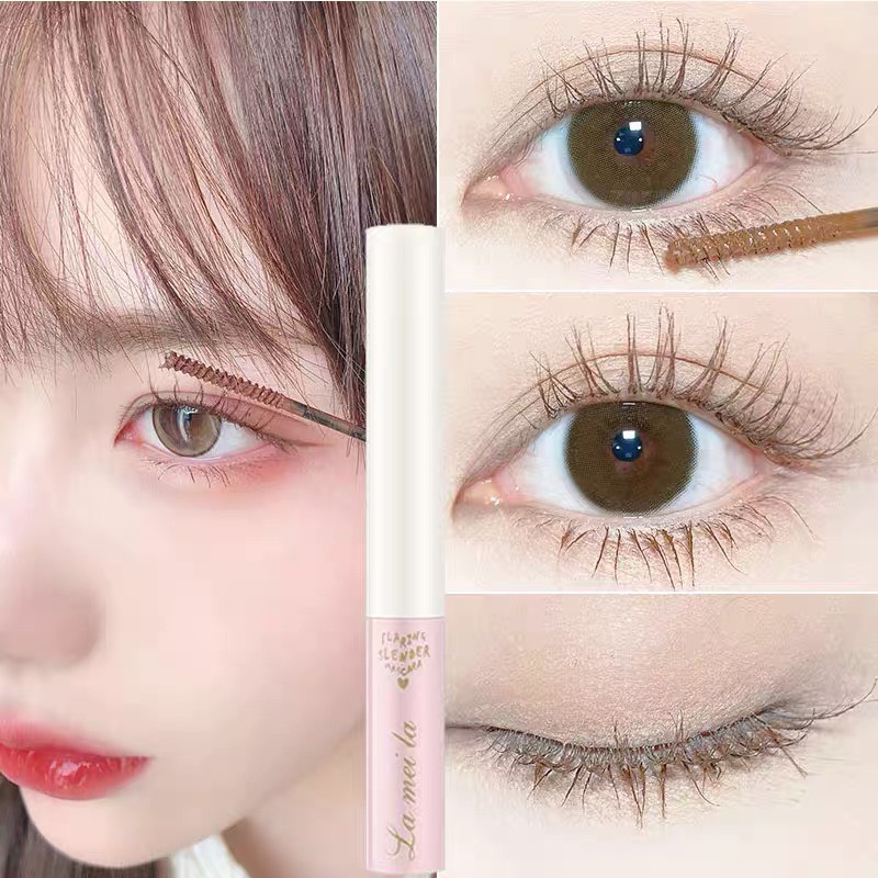 Mascara Siêu Mảnh Tơi Mi Lameila Skinny Microcara Vỏ Hồng 2 Màu Tiện Lợi (Sp001247 ) Shop Yến Shop Kidss