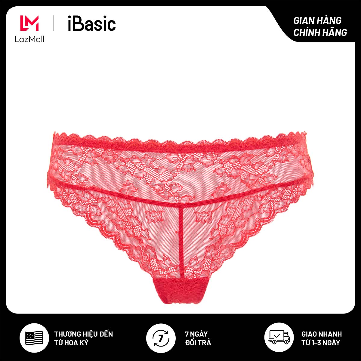 Quần lót nữ ren iBasic bikini PANW136