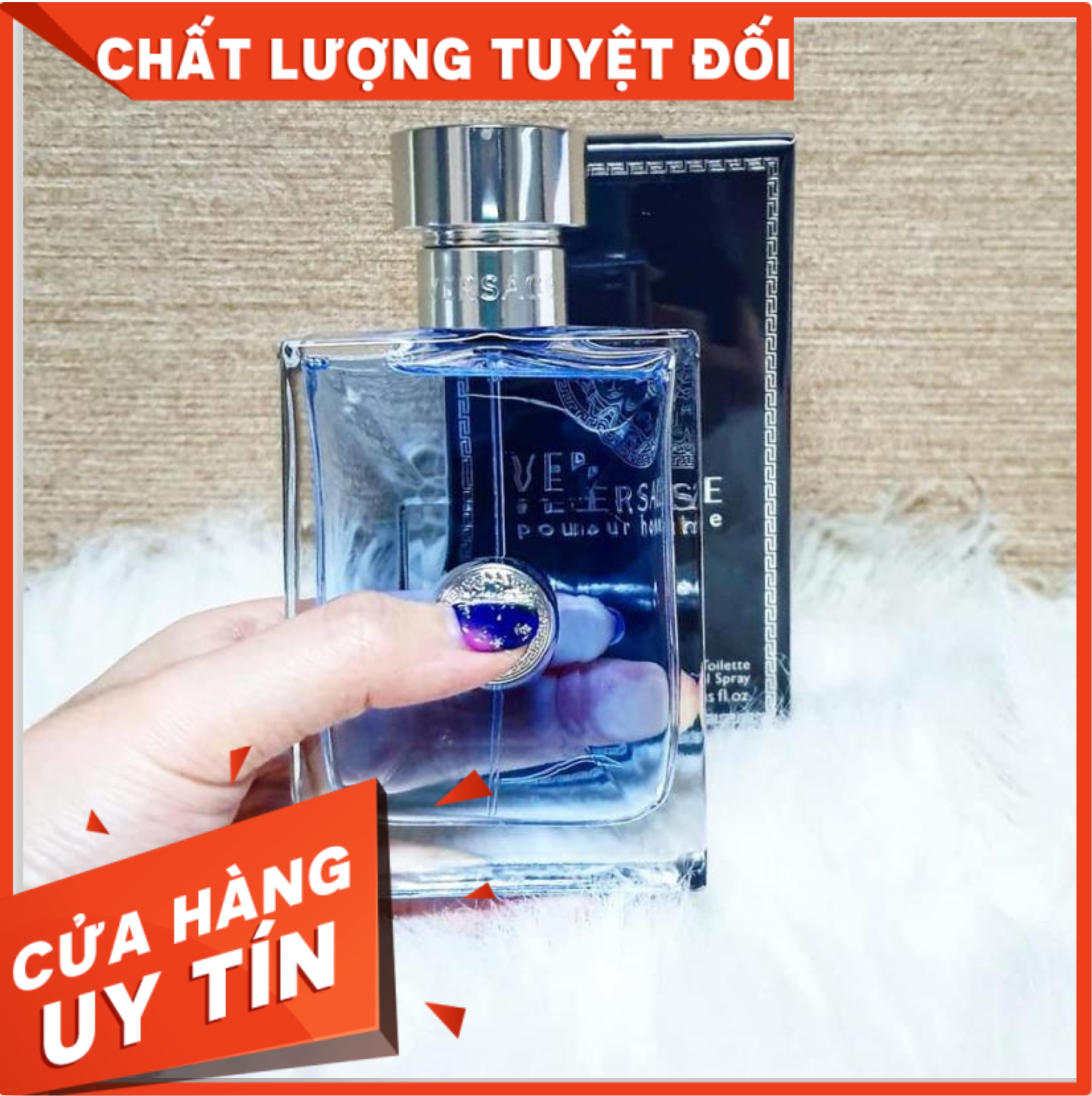 [Hàng Hot] Nước Hoa Nam Verssace 100Ml Cao Cấp Sang Trọng Nam Tính Tự Tin Cổ Điển (Giá Cực Sốc)