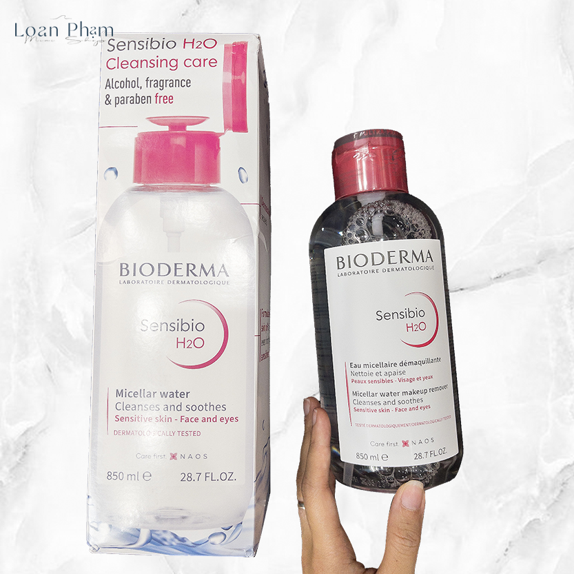 [Hcm]Nước Tẩy Trang Bioderma Micellar Water 850Ml - Nắp Nhún Dành Cho Da Nhạy Cảm