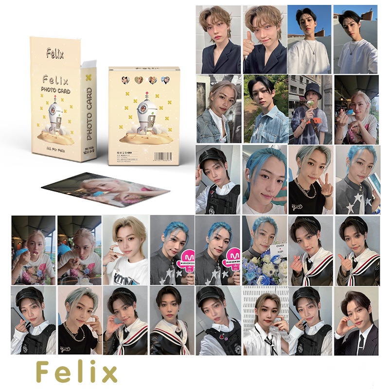 Set 50 photo card unoff Hologram STRAY KIDS-FELIX