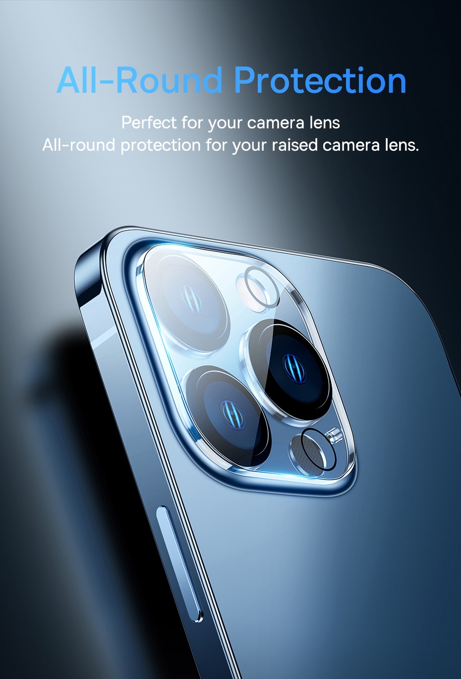 Kính cường lực camera full coverage lens film cho iphone (1 hộp/2 cái)