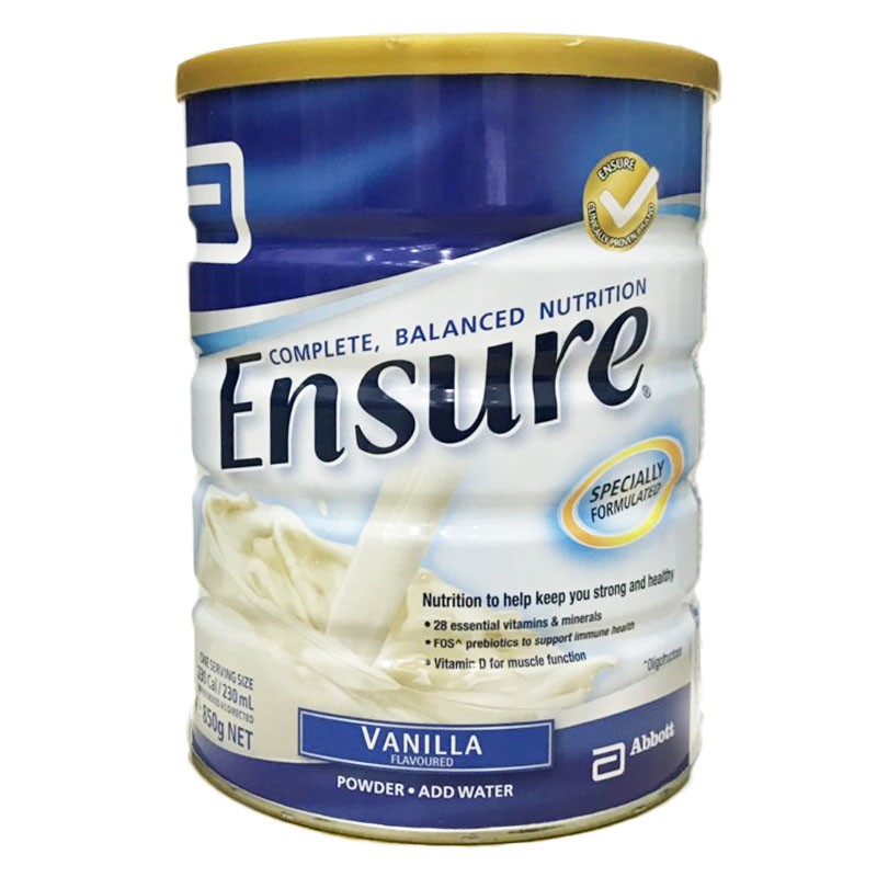 Date 5/25 Sữa Ensure Úc Vanilla 850g