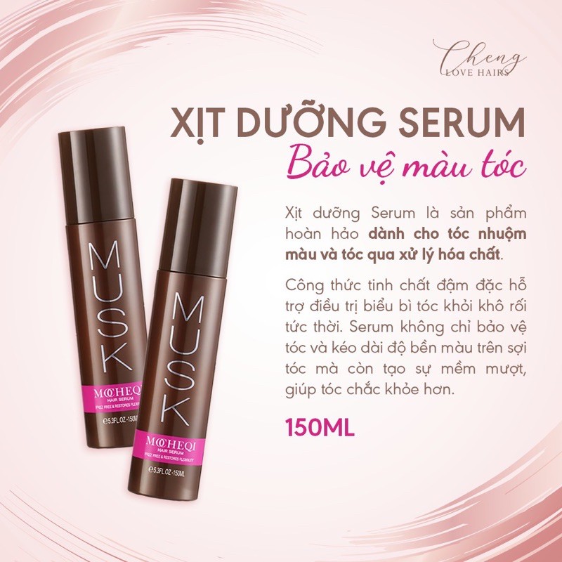 Xịt Dưỡng Serum Bảo Vệ Màu Tóc Chenglovehairs Chengloveshair