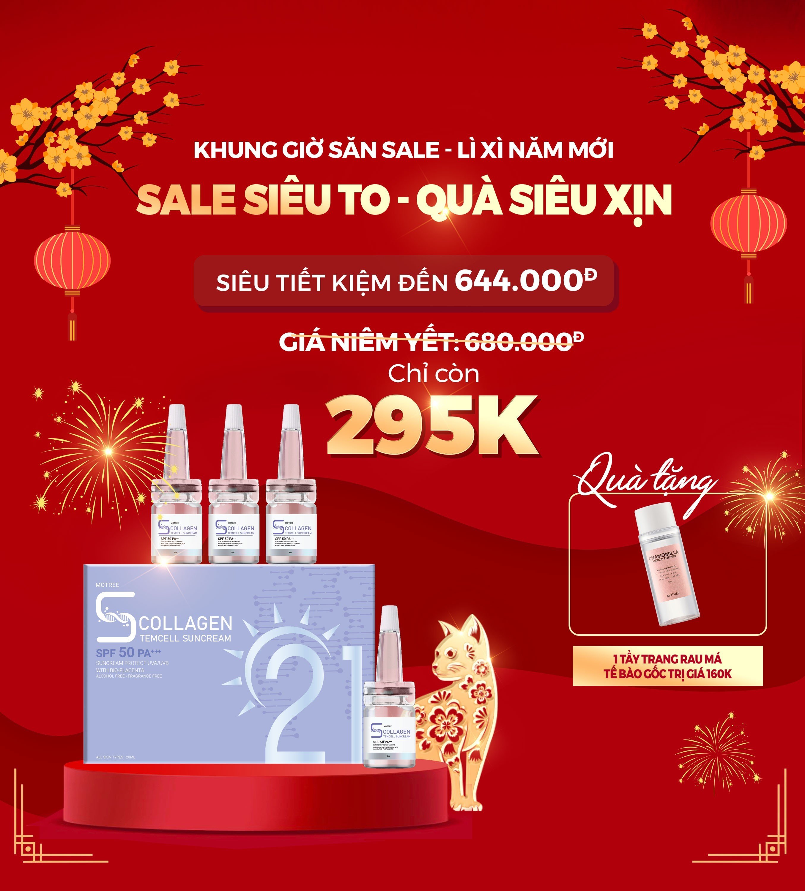 Serum Chống Nắng Tế Bào Gốc 21 giờ 5 in 1 Motree