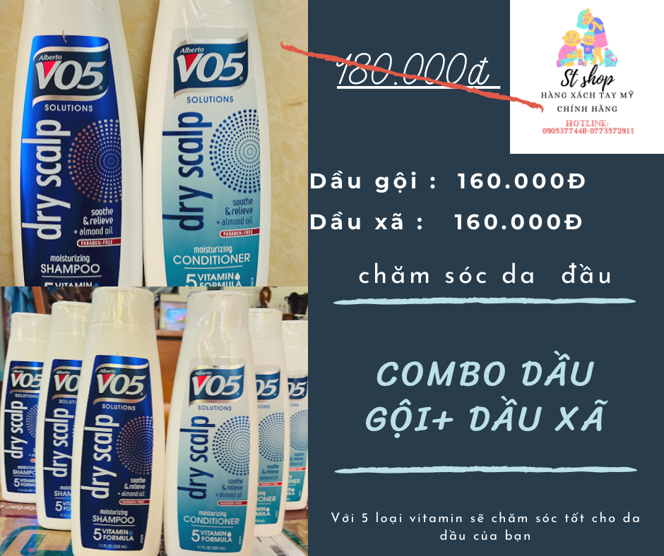 Dầu gội đầu chống rụng tóc  Alberto V05 – Alberto VO5 Shampoo dung tích 325ml/chai