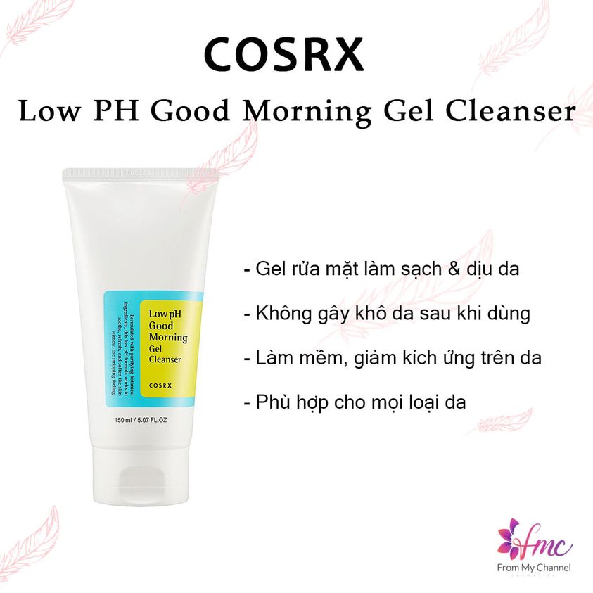 Sữa rửa mặt Cosrx - Low PH Good Morning Gel Cleanser 150ml
