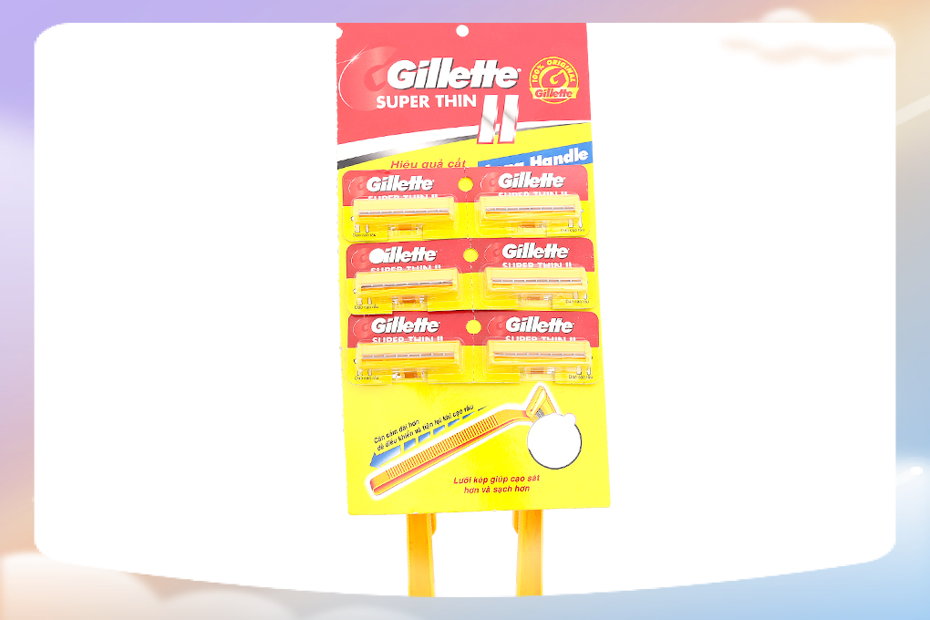 [HCM][Ảnh thật] Combo 1 vĩ 12 Cái dao cạo Gillette thuận tiện dễ sử dụng