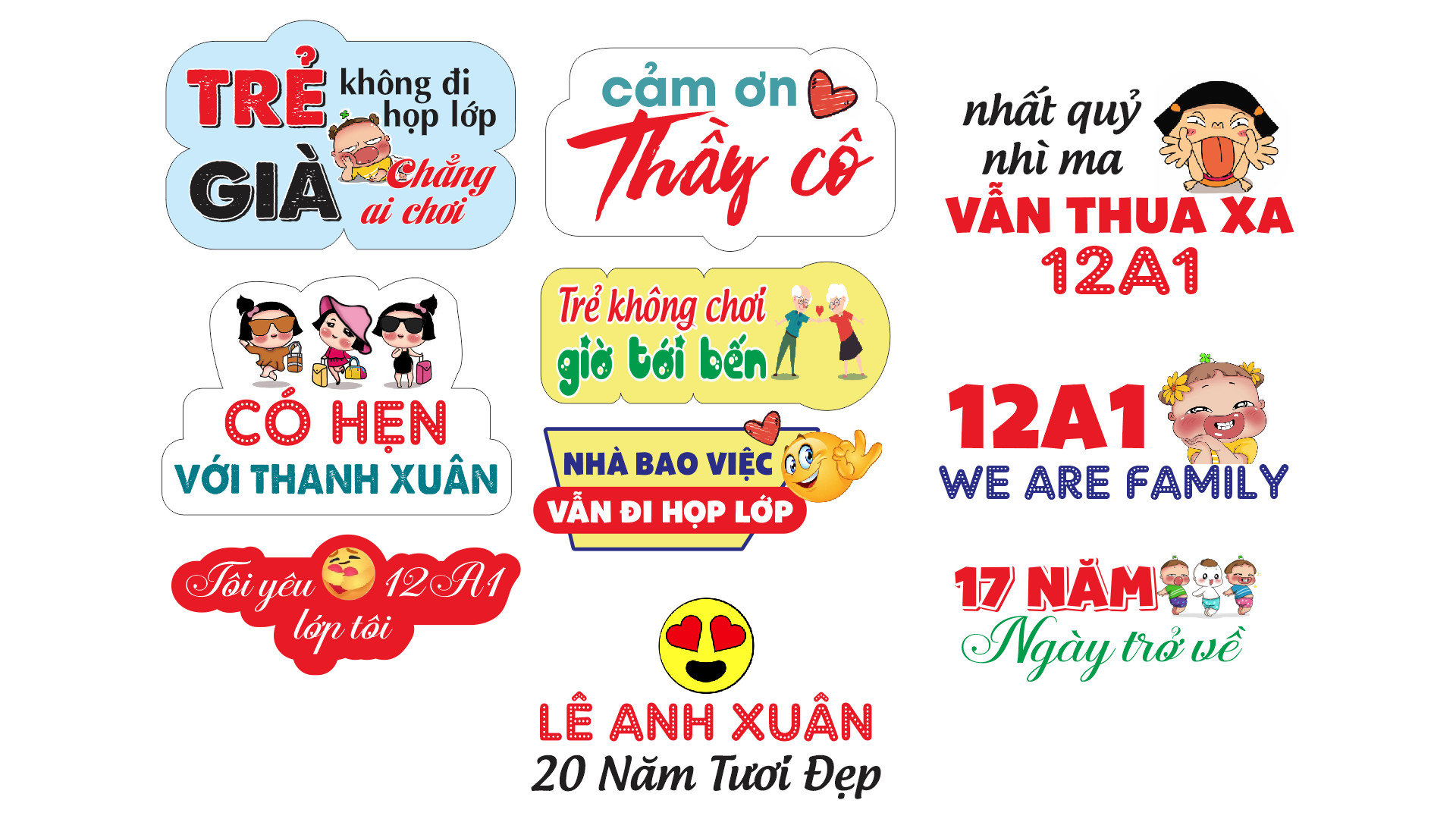 HAGTAG 20/11 CẦM TAY _THIẾT KẾ THEO YÊU CẦU_ DECAL VIP