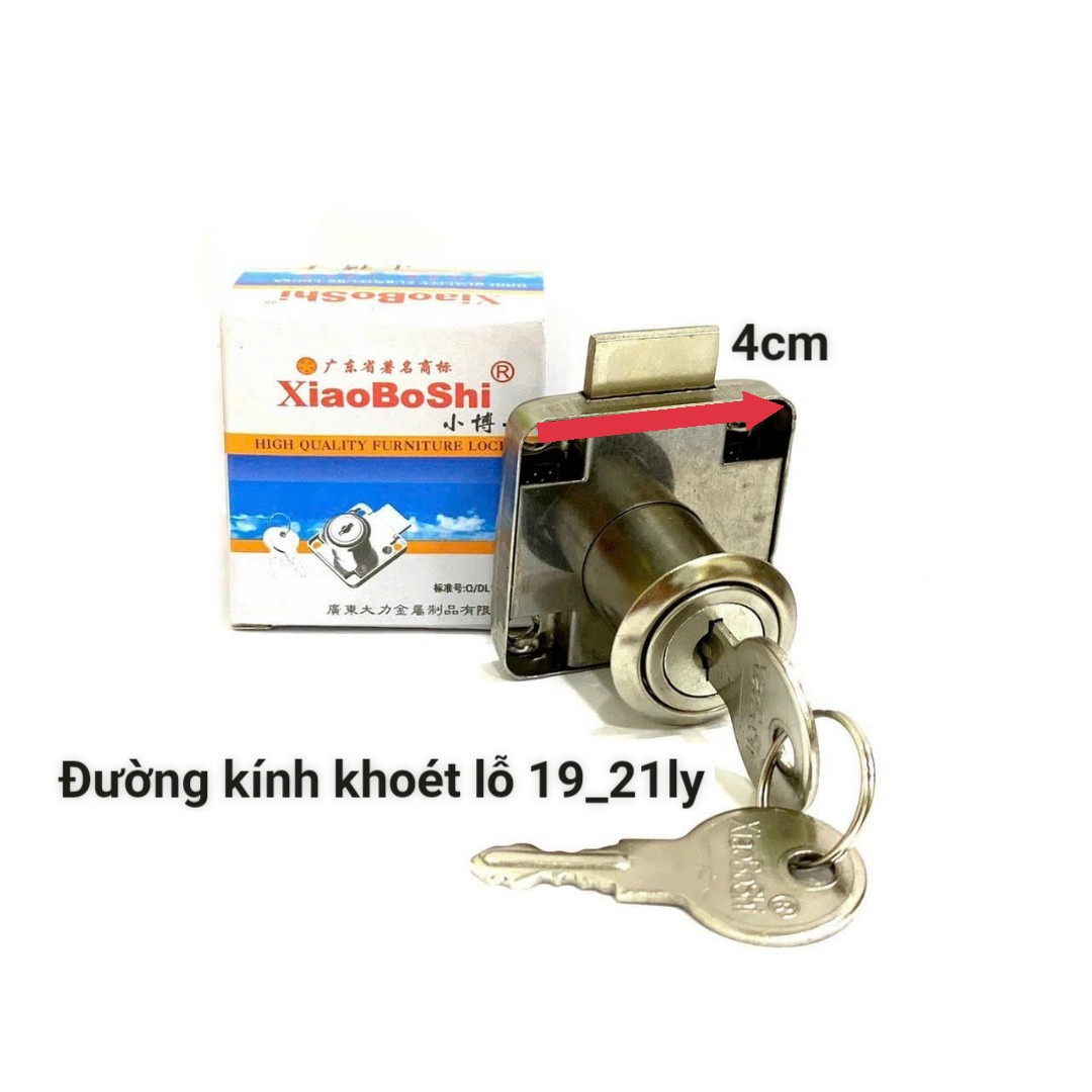 Ổ khóa cửa gỗ Ổ khóa tủ gỗ Khóa cửa cao cấp chắc chắn Ổ Khoá Vuông Tủ Ngăn Kéo XIAOBOSHI (LOẠI TỐT) 