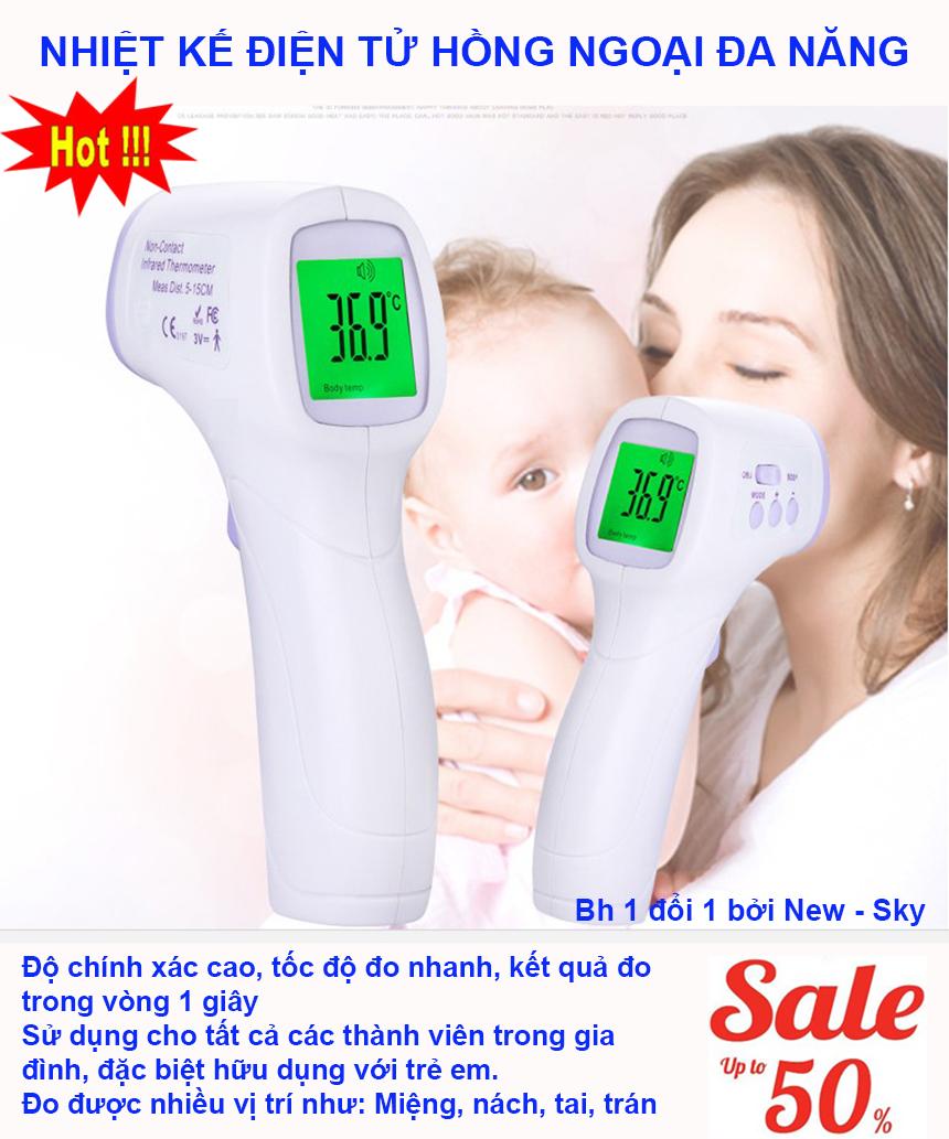 Phòng Chống Dịch Cúm Corona Nhiệt Kế Điện Tử Hồng Ngoại Đa Năng An Toàn Tuyệt Đối Với Sức Khỏe Kết Quả Đo Nhanh Độ Chính Xác Cao Giá Tốt - Bh 12 Tháng Uy Tín 1 Đổi 1