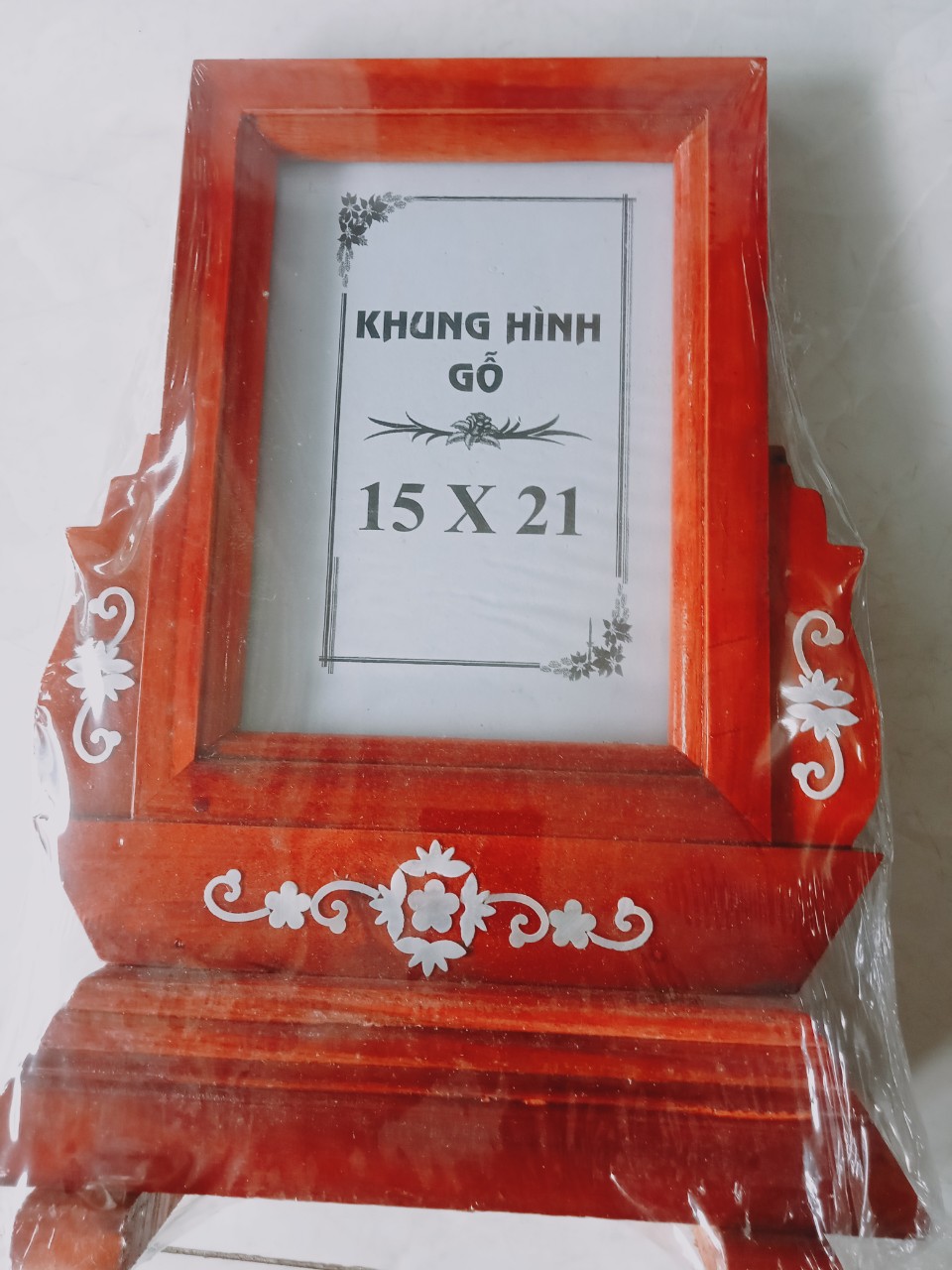 Khung ảnh thờ 15x21 gỗ cao cấp Khung đẹp chắc chắn mà không bị cong vênh khi sử dụng