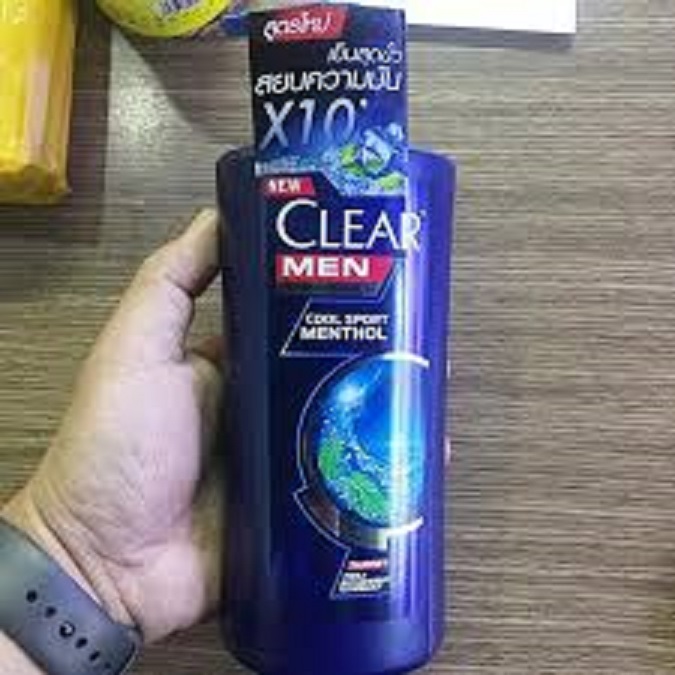 Dầu Gội Clear Men 450Ml Thái Lan Mát Lạnh Sảng Khoái